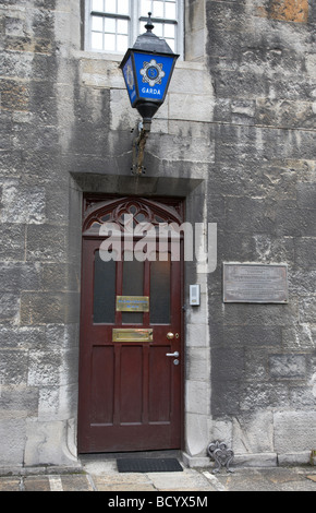 Eingang zum Garda Siochana irische Polizei Museum in Dublin Castle Republik von Irland Stockfoto