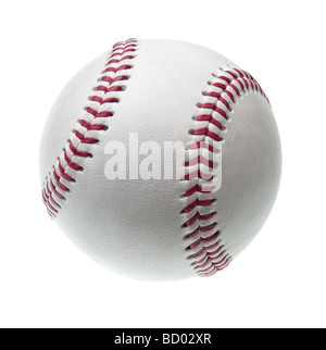 neue Baseball isoliert auf weißem Hintergrund Stockfoto