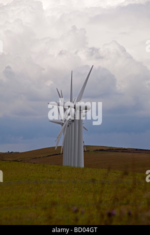 Windkraftanlagen Stockfoto