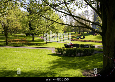 Volkspark, Pery Square, ist der wichtigsten Park in der Stadt Limerick, County Limerick Irland Stockfoto