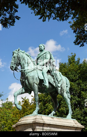 Denkmal, Kaiser Wilhelm I., von Wilhelm von Ruemann, errichtet 1905, Altstadt, Egidienplatz Platz, Stadt Nürnberg, mittlere Fr Stockfoto