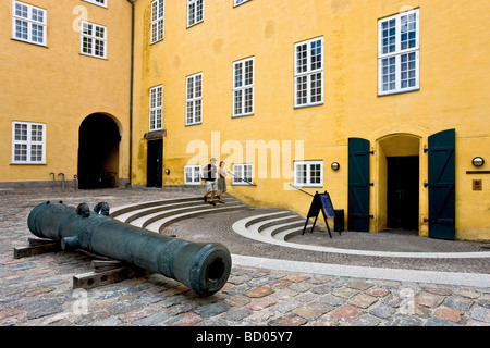 Der Eingang zum Royal Danish Naval Museum, Kopenhagen, Dänemark, Europa Stockfoto