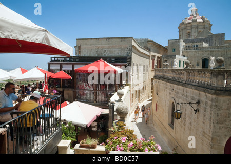 Fontanellas Restaurant in Mdina, Malta Stockfoto