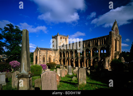 Spätsommer Abend Blick von Jedburgh Abbey, Jedburgh, Scottish Borders Stockfoto