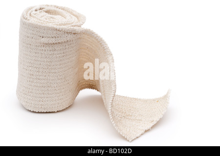 Horizontales Bild eines Roll-medizinische Bandage Stockfoto