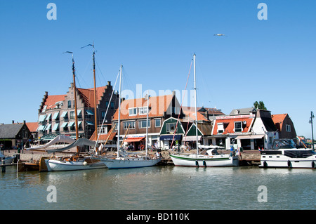 Port-Volendam-Niederlande-Holland-IJsselmeer Stockfoto