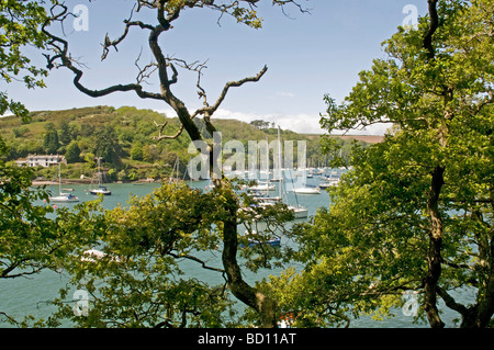 Ruhige Szene bei Noss Mayo, South Devon Stockfoto