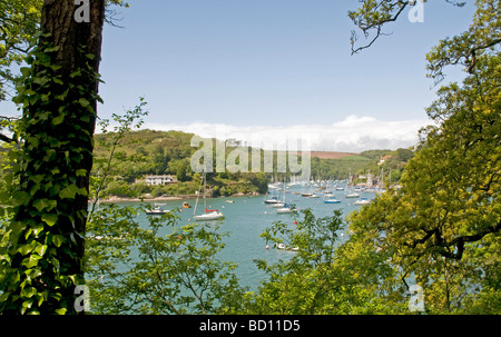 Ruhige Szene, in der Nähe von Noss Mayo, South Devon Stockfoto