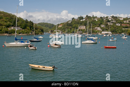 Ruhige Szene bei Noss Mayo, South Devon Stockfoto