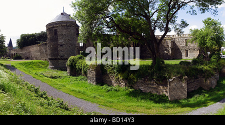 Andernach Stadt Wand, Rheinland-Pfalz, Deutschland, Europa Stockfoto