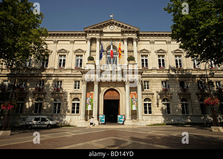 Hotel de Ville Rathaus in Avignon, Provence, Frankreich, Europa Stockfoto