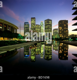 Skyline von Downtown Los Angeles Stockfoto