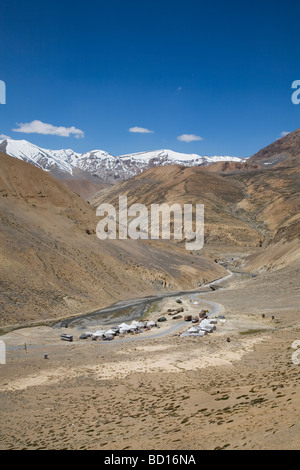 Lagern von Pang in Ladakh Region Bihar &. Indien Stockfoto