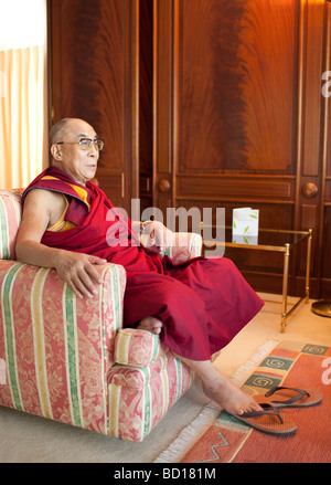 Der 14. Dalai Lama Tenzin Gyatso Stockfoto