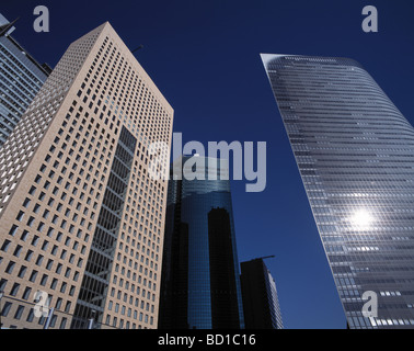 Wolkenkratzer in der Präfektur Tokio Honshu Japan Stockfoto