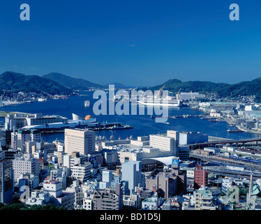 Nagasaki Port Japan Stockfoto