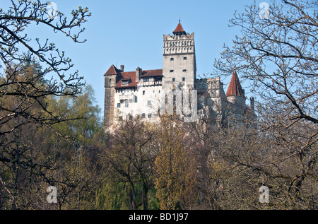 Rumäniens Schloss Bran, allgemein bekannt als Draculas Schloss in Transsilvanien Stockfoto