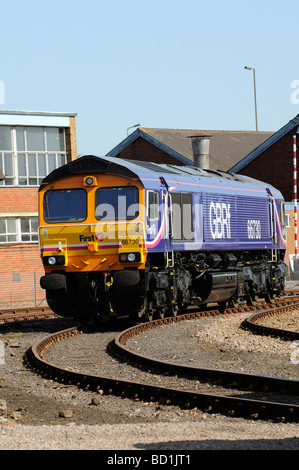 ERSTEN GBRf Lokomotive Rollmaterial des Operators FirstGroup plc Fracht Stockfoto