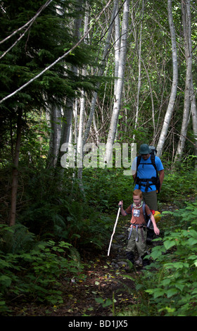 Juan de Fuca Marine Trail auf Vancouver Island, British Columbia Kanada Stockfoto