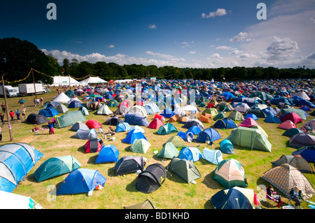 Wichtigsten Campingplatz Latitude Musik Festival, Southwold, Suffolk, UK Stockfoto