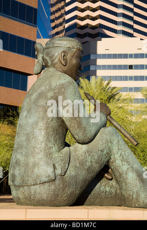 Hommage an Navajo Code Talkers von Doug Hyde Phoenix Arizona USA Stockfoto