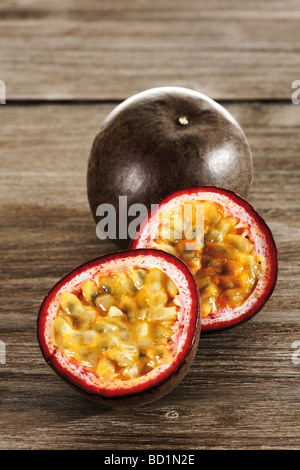 Passionsfrucht, maracujas Stockfoto