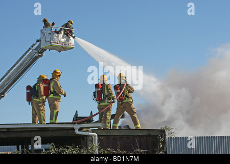 Großbrand bei ultimative Finisher Henderson Auckland New Zealand Sonntag, 21. Juni 2009 Stockfoto