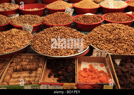 Gemüsemarkt in Yalikavak, Halbinsel Bodrum, Türkei Stockfoto