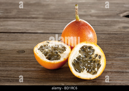 Passionsfrucht, grenadillas Stockfoto