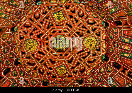 Spanien, Extremadura: Dach im Mudejar-Stil in der Torre del Caracol in Benavente Stockfoto