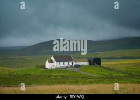 Traditionelles Bauernhaus, obere Teesdale, County Durham, England UK Stockfoto