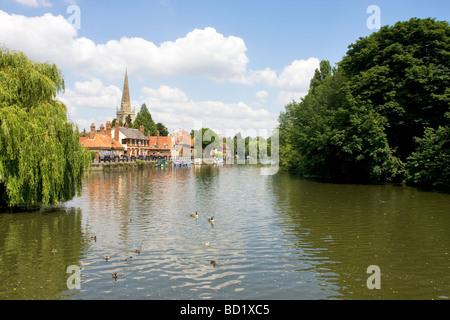 Abingdon Thames River view Stockfoto