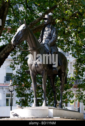 Statue von Ferdinand Foch, Victoria, London, England. Stockfoto