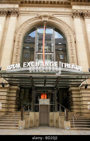 Fassade von der royal Exchange Theatre auf St Annes Platz Manchester uk Stockfoto