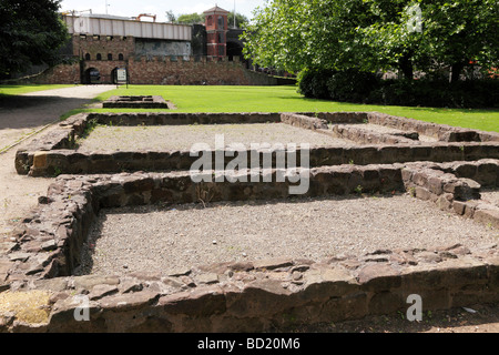 römische Ruinen in Castlefield Liverpool Straße Manchester uk Stockfoto