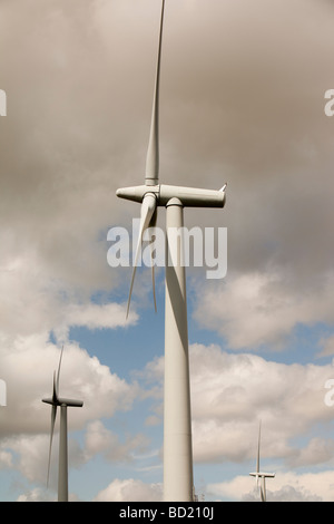 Windkraftanlagen im Windpark Lambrigg im Besitz von Npower in der Nähe von Sedburgh Cumbria UK Stockfoto