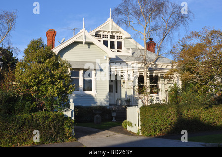 Villen in der prestigeträchtigen innerstädtischen Vorort von Herne Bay, Auckland, Neuseeland. Stockfoto