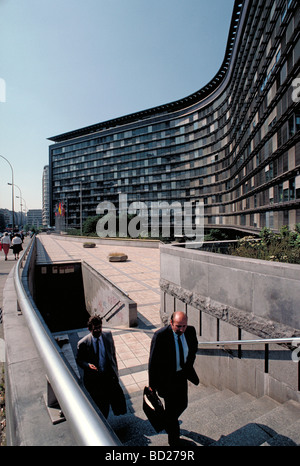Elk129 4087 Belgien-Brüssel-Berlaymont-EWG-Kommission-Gebäude gemeinsamen Markt Hauptsitz Stockfoto
