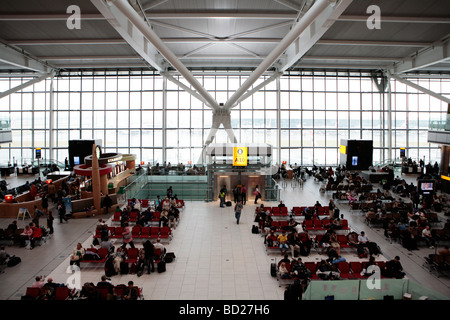 Terminal 5 Abfahrt Lounge, Heathrow, London UK. Stockfoto