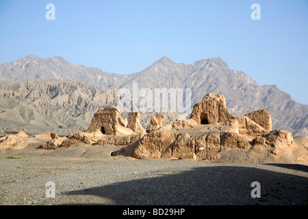 Antike Stadt in Kuqa, Provinz Xinjiang, China Stockfoto