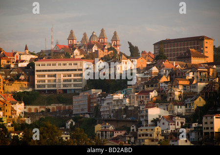 Blick auf die Altstadt von Antananrivo Madagaskar Stockfoto