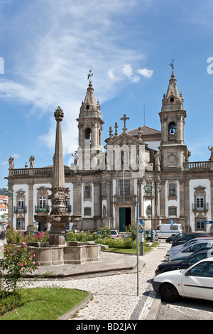 Sao Marcos Spitalskirche. 18. Jahrhundert, Stadt Braga, Portugal. Stockfoto