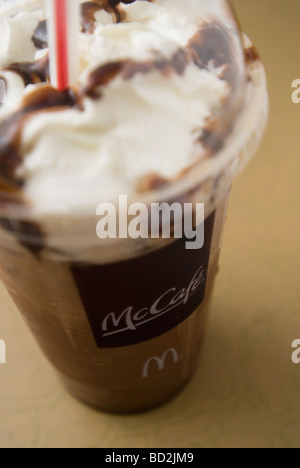McDonald s McCafe iced mocha Stockfoto