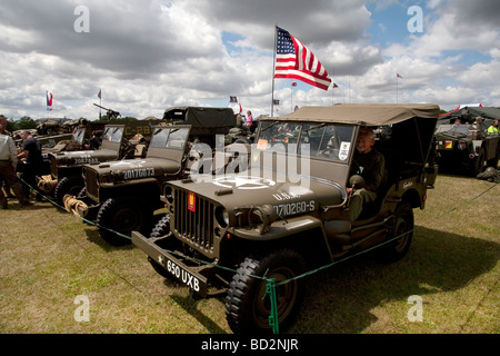 Gepanzerte Militärfahrzeuge werden am Colchester militärische Festival in Colchester, Essex, England angezeigt. Stockfoto