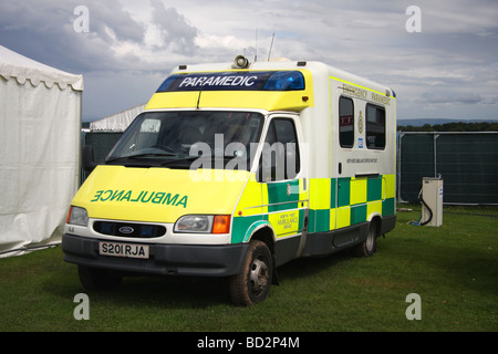 Paramedic-Ambulanz RHS Tatton Park Show besucht Stockfoto