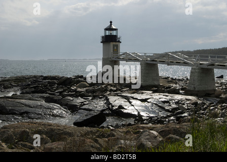 Marshall Point Lighthouse Maine Stockfoto