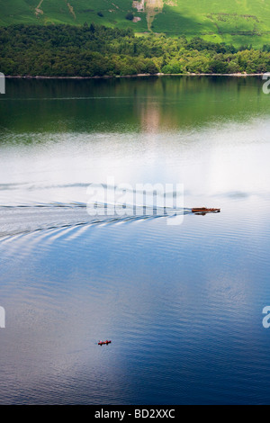 "Derwent Water" Passagierfähre überqueren den See Borrowdale "Lake District" Cumbria England UK Stockfoto