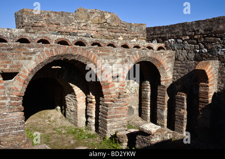 Ruinen der römischen Villa von Pisoes in der Nähe von Beja Alentejo Portugal Stockfoto