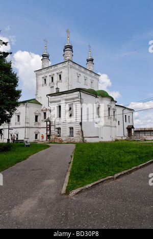 Russische orthodoxe Kirche XVII in Gorizkij Kloster Pereslavl Zalessky Stadt des Goldenen Rings Stockfoto