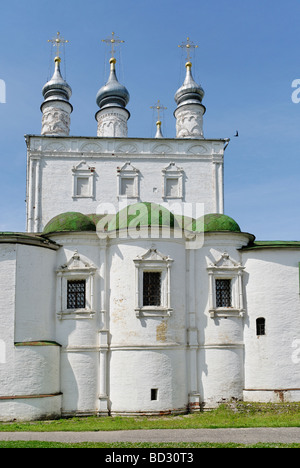 Russische orthodoxe Kirche XVII in Gorizkij Kloster Pereslavl Zalessky Stadt des Goldenen Rings Stockfoto